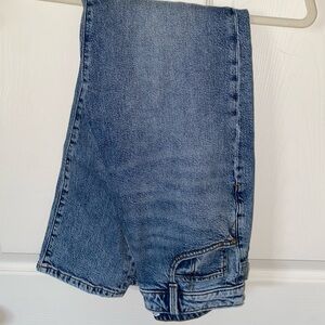 Zara Blue Denim Mom Jeans